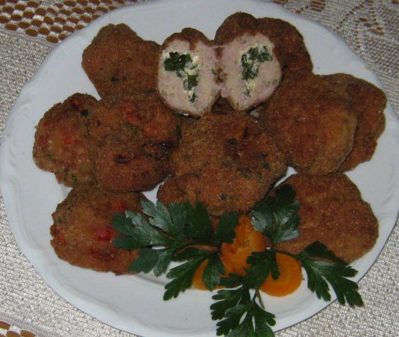 Roladki z pietruszką i serem Roladki z pietruszką i serem