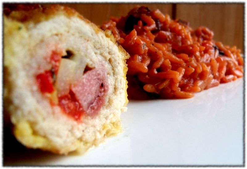 Roladki z ryżem po...buracku ;)