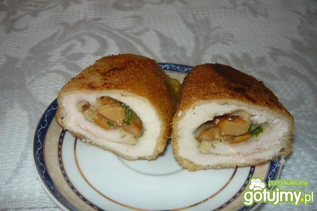 Roladki z serem i kurkami Roladki z serem i kurkami