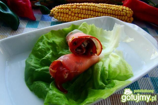 Roladki z serem ziołowym 