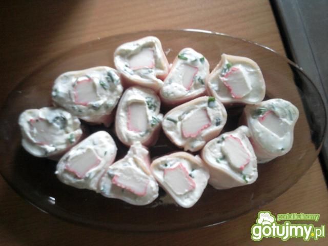 Roladki z surimi