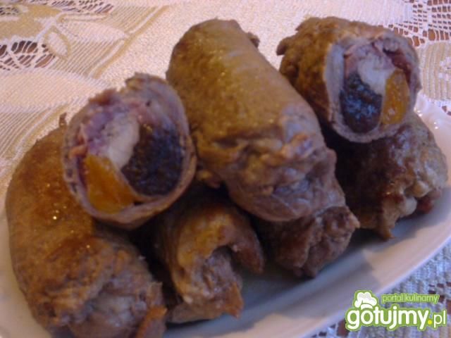 Roladki z suszonymi owocami Roladki z suszonymi owocami