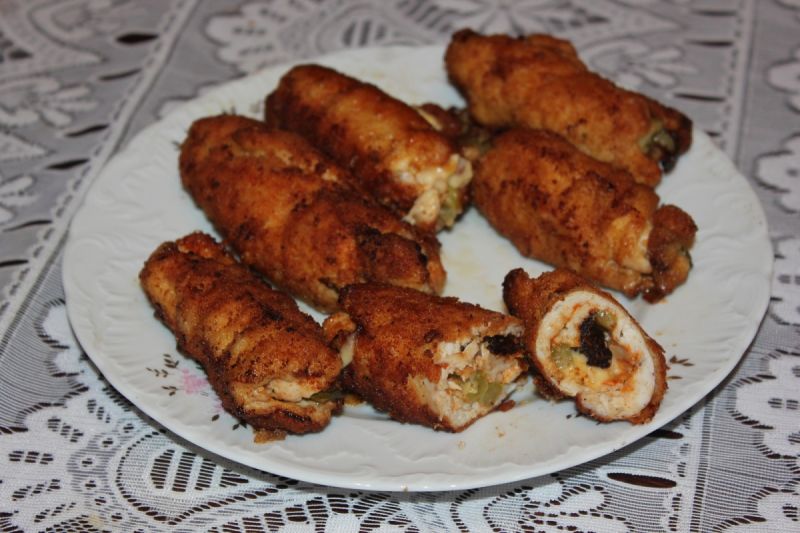 Roladki z suszonymi pomidorami  Roladki z suszonymi pomidorami