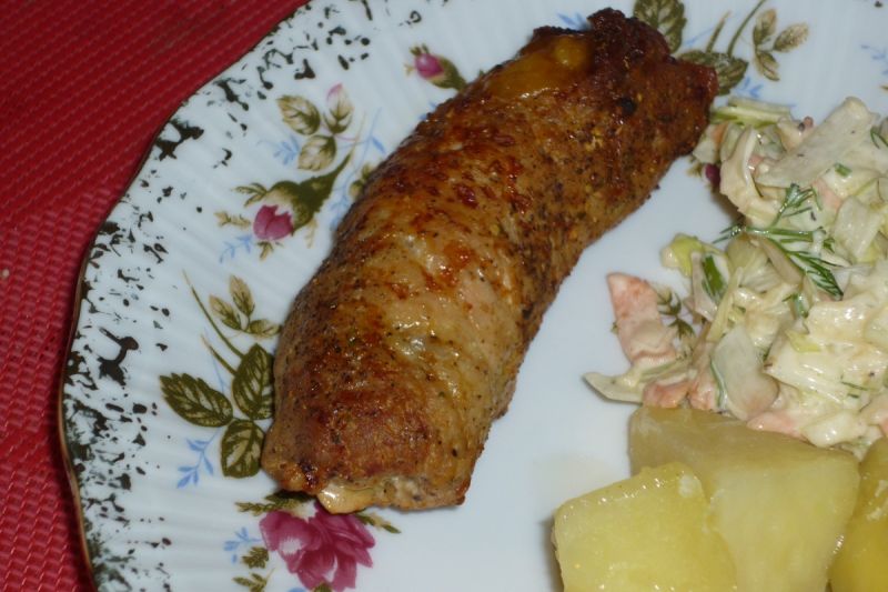 Roladki z suszonymi pomidorami i serem Roladki z suszonymi pomidorami i serem