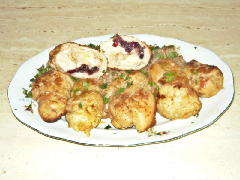 Roladki z udek kurczaka Roladki z udek kurczaka