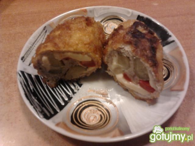 Roladki z ... w płatkach kukurydzianych Roladki z ... w płatkach kukurydzianych