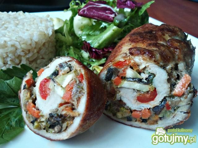 Roladki z warzywami Roladki z warzywami