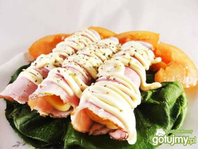 Roladki z wędliny Roladki z wędliny