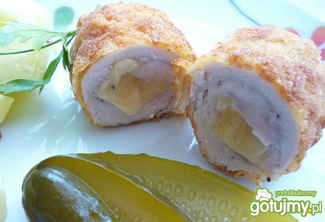 Roladki z żółtym serem