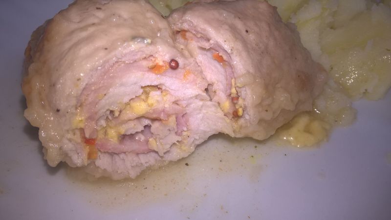 Roladki ze schabu - kombinowane Roladki ze schabu - kombinowane