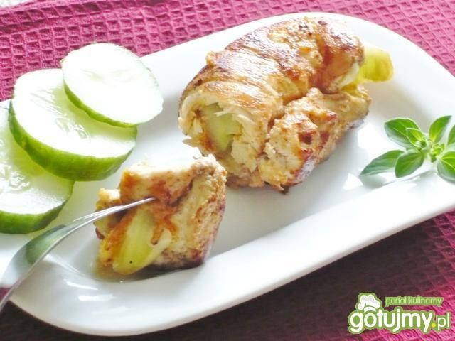 Roladki ze świeżym ogórkiem