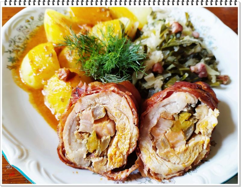 Rolady drobiowe Eli z bobem