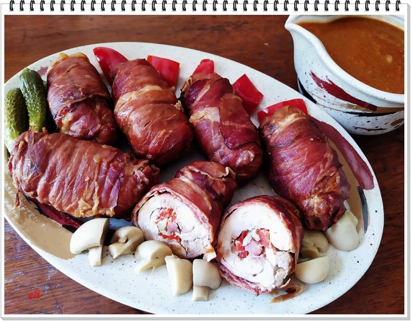 Rolady drobiowe Eli z marynowanym farszem