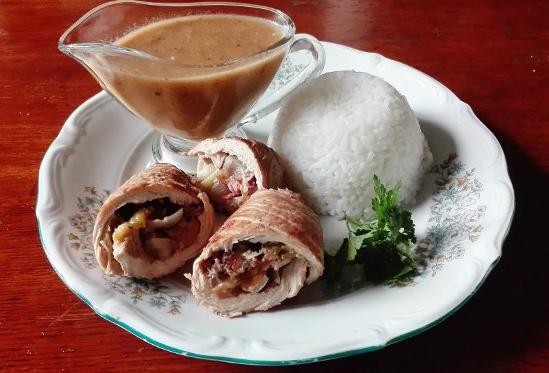 Rolady schabowe Eli ze śliwkami 