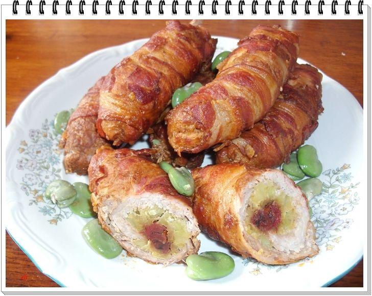 Rolady wieprzowe Eli z bobem