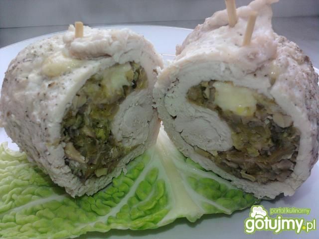 Rolady z indyka z kapustą pekińską