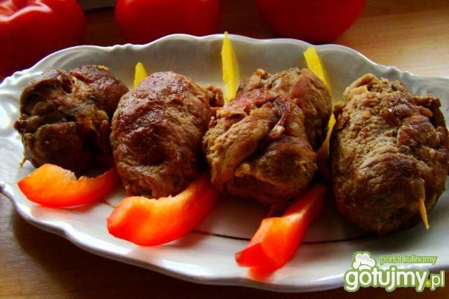 Rolady z karków z skórką chleba  Rolady z karków z skórką chleba