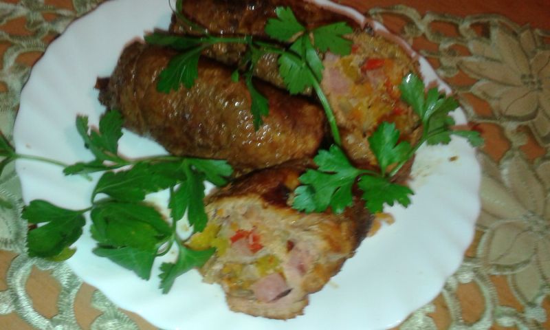 Rolady z warzywami z dodatkiem dyni