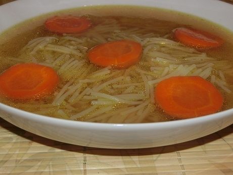 Rosół drobiowo - wołowy