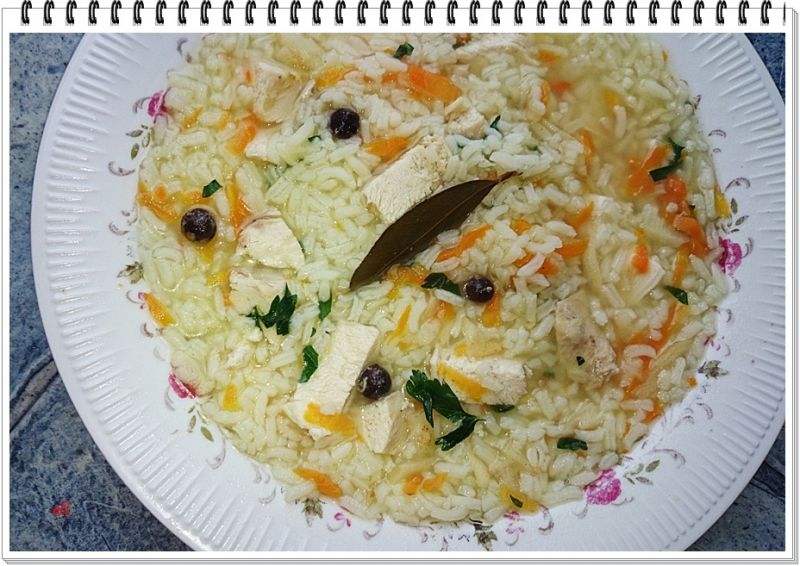 Rosół Eli z ryżem