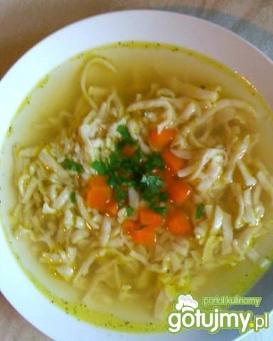 Rosół królewski z naleśnikami Rosół królewski z naleśnikami