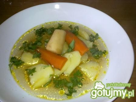 Rosól wołowy z ziemniakiem