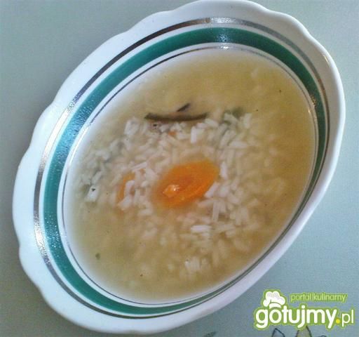 Rosół z gęsi z ryżem  Rosół z gęsi z ryżem