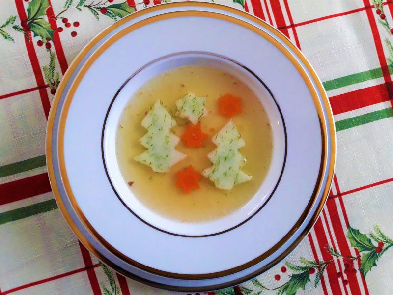 Rosół z indyczki z grysikiem