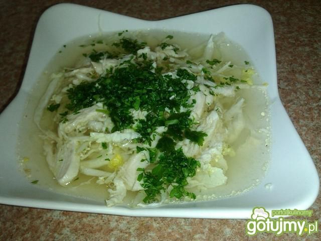 Rosół z kapustą Rosół z kapustą