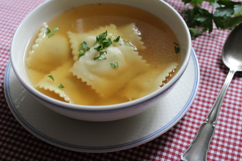 Rosół z mięsa wołowego