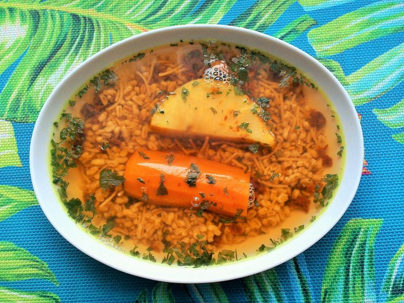 Rosół z mieszanką orkiszową