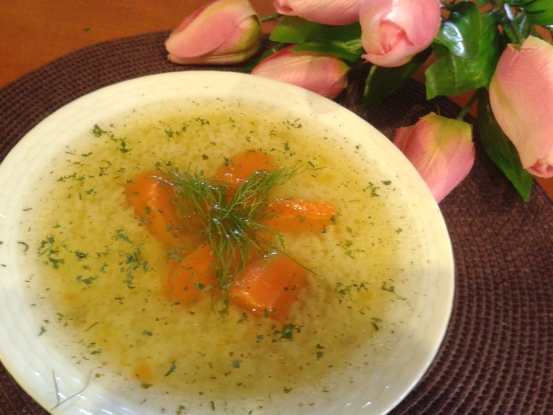 Rosół z ryżem Rosół z ryżem