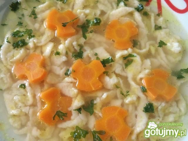 Rosołek z curry i lanymi kluskami Rosołek z curry i lanymi kluskami