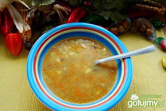 Rosołowa z warzywami i grzybami 