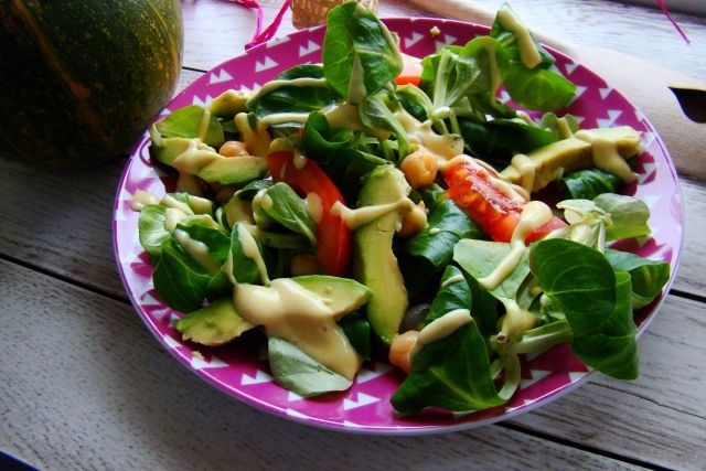 Roszponka z sosem miodowym 