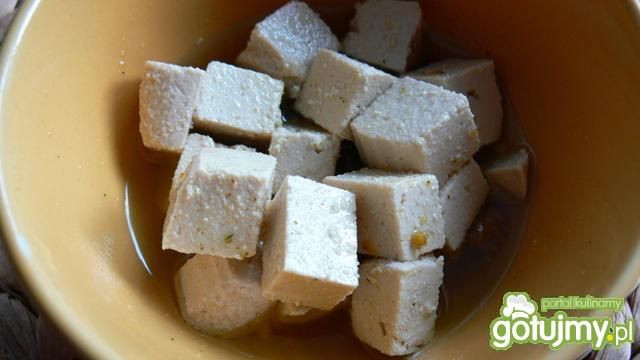 Roszponka ze smażonym tofu