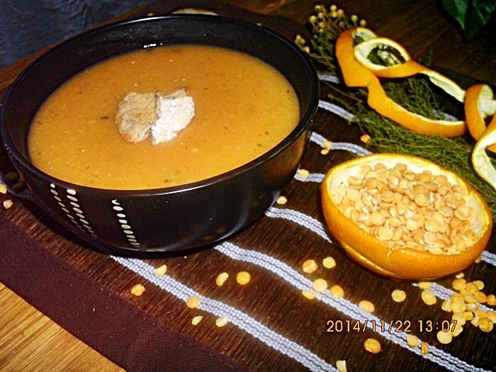 Rozgrzewający krem grochowy  