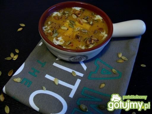 Rozgrzewający krem z dyni z mango Rozgrzewający krem z dyni z mango