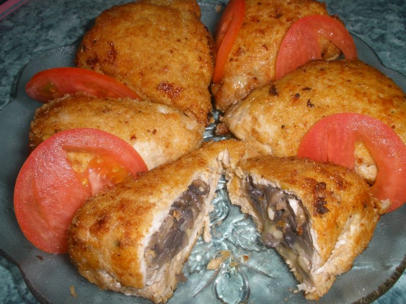 Rożki faszerowane z kurczaka 