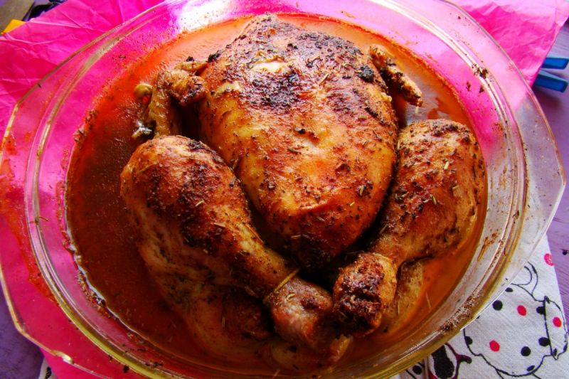 Rozmarynowy kurczak pieczony 
