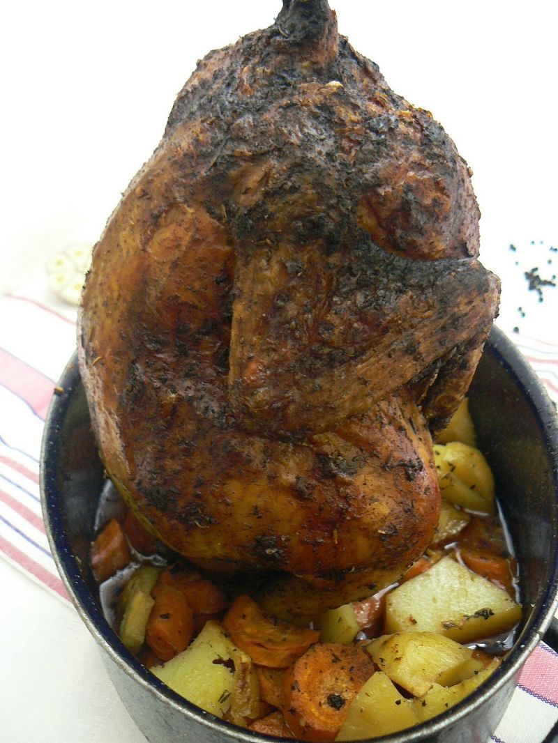 Rozmarynowy kurczak piwny  Rozmarynowy kurczak piwny