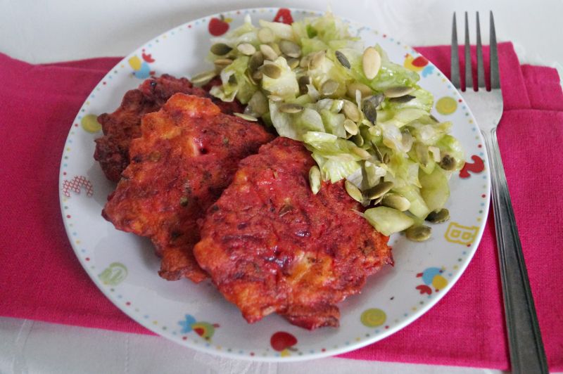 Różowe kotleciki z indyka