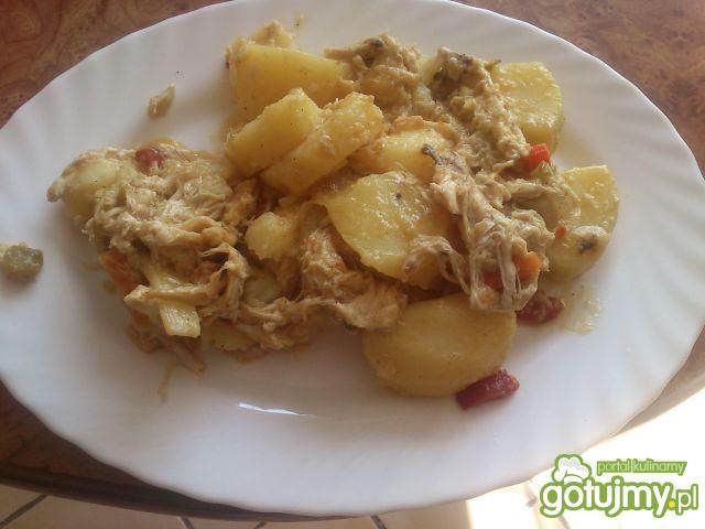 Roztrzepany kurczak Mariel