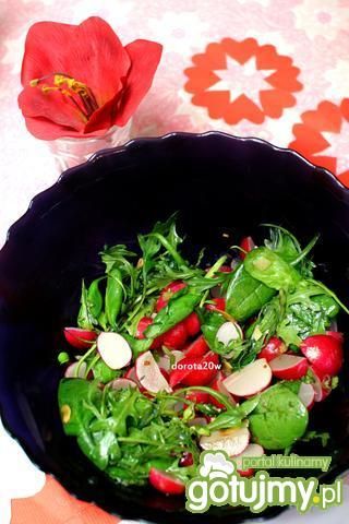 Rukola w miodowo imbirowym sosie z chili Rukola w miodowo imbirowym sosie z chili