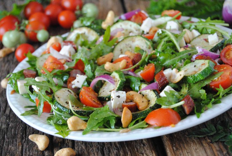 Rukola z cukinia Rukola z cukinia