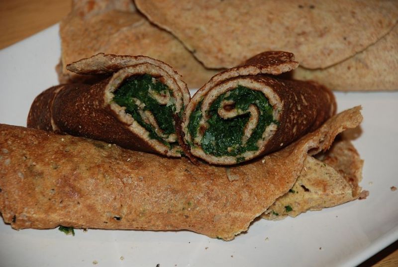 Ruloniki ze szpinakiem Ruloniki ze szpinakiem