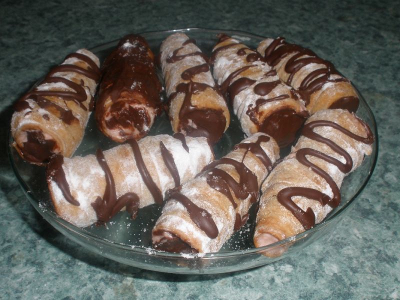 Rurki z kremem budyniowym  