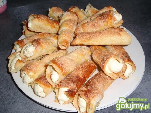 Rurki z kremem karpatkowym Rurki z kremem karpatkowym