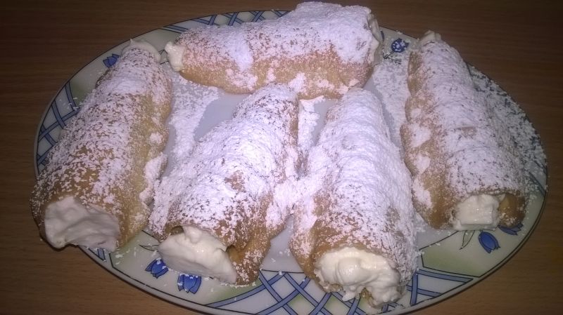 Rurki z kremem mascarpone