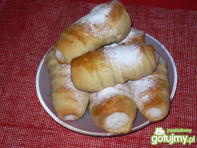 Rurki z kremem z białek